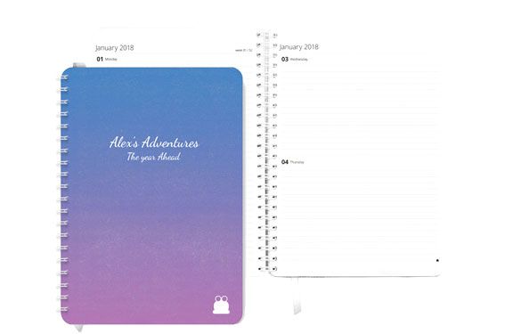 Pretty Dusk Cover Diary/Planner