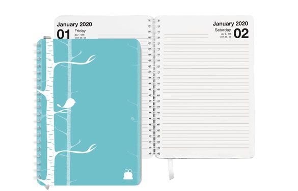 Pretty Birds Cover Diary/Planner