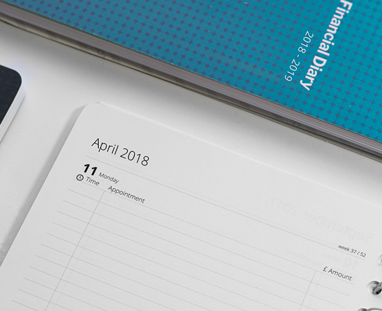 April to April Diary. Perfcet to cover your tax year. 