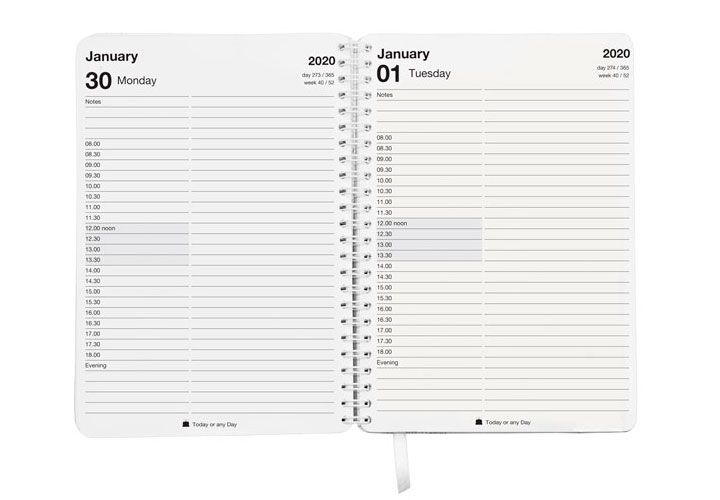 Day Per Page/ Page a Day Diary Formats