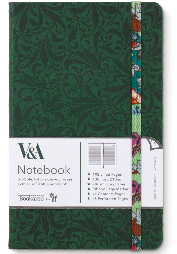 V&A Collection - Sundour Pattern - A5 Notebook