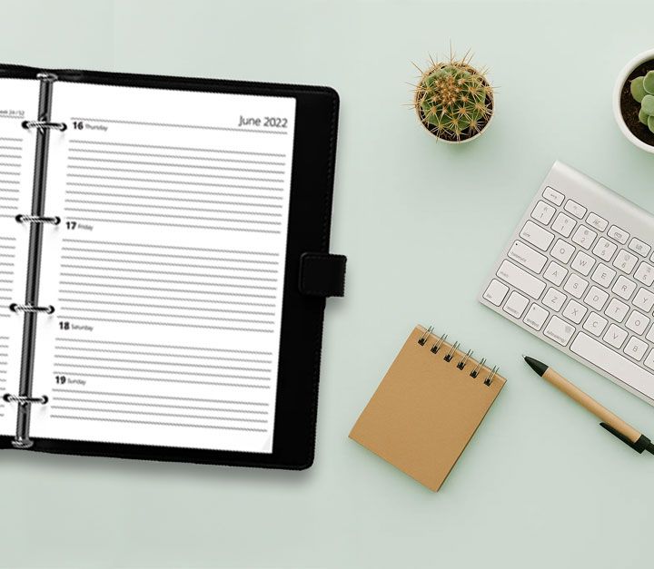 A4 Filofax compatible diary refills and inserts for 2025 and 2026