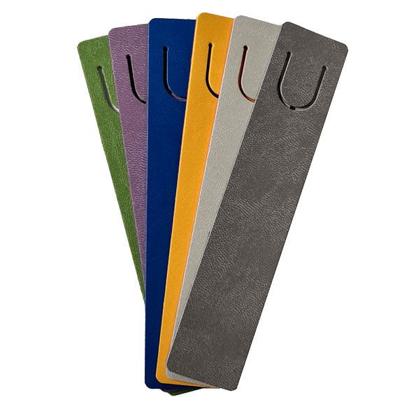 Set of different coloured bookmarks