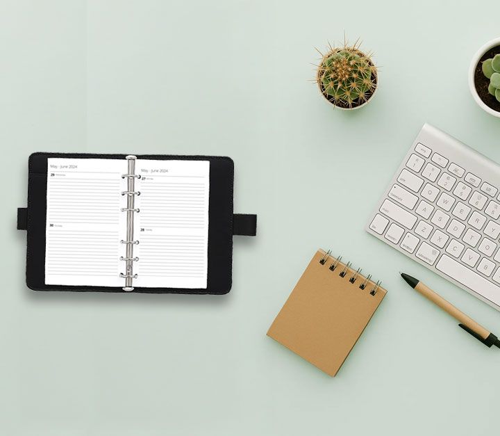 Filofax-compatible Personal size diary refills and organiser inserts