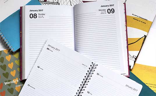 diary formats