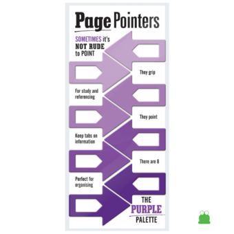 Page Pointers (purple)