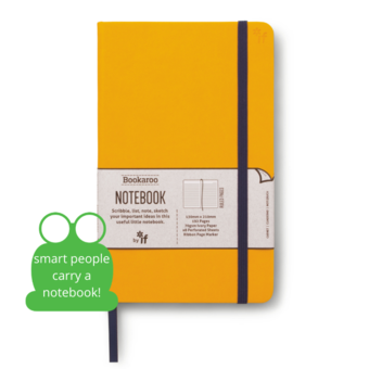 A5 Notebook (mustard)