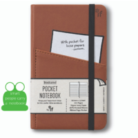 A6 Pocket Notebook (brown)