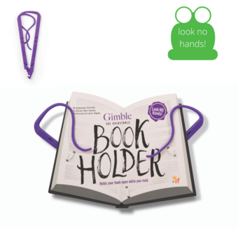 Gimble Adjustable Book Holder (purple)