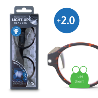 Really Useful Light-Up Readers (2.0 tortoise-shell)