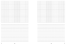 journals - split page: grid & lined (narrow spacing)