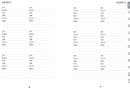 Extras - contacts/addresses