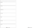 Week View - Standard - 1 Week & Notes (blank)
